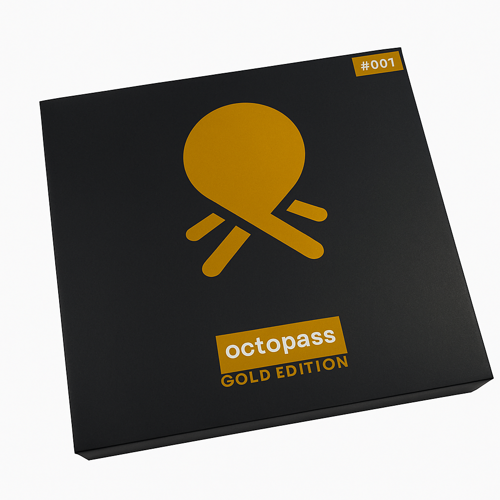 Octopass Card - 24K Gold - Limited Edition